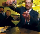 THE Pour SHALL INHERIT THE BAR  Beverage specialist Jeff Bareilles creates a Field Notes cocktail at Manresa.